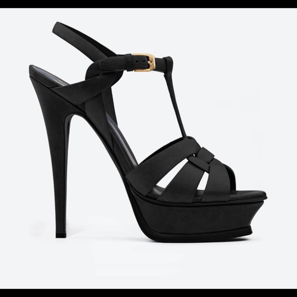 YVES SAINT LAURENT Tribute Platform Sandal! Brand new